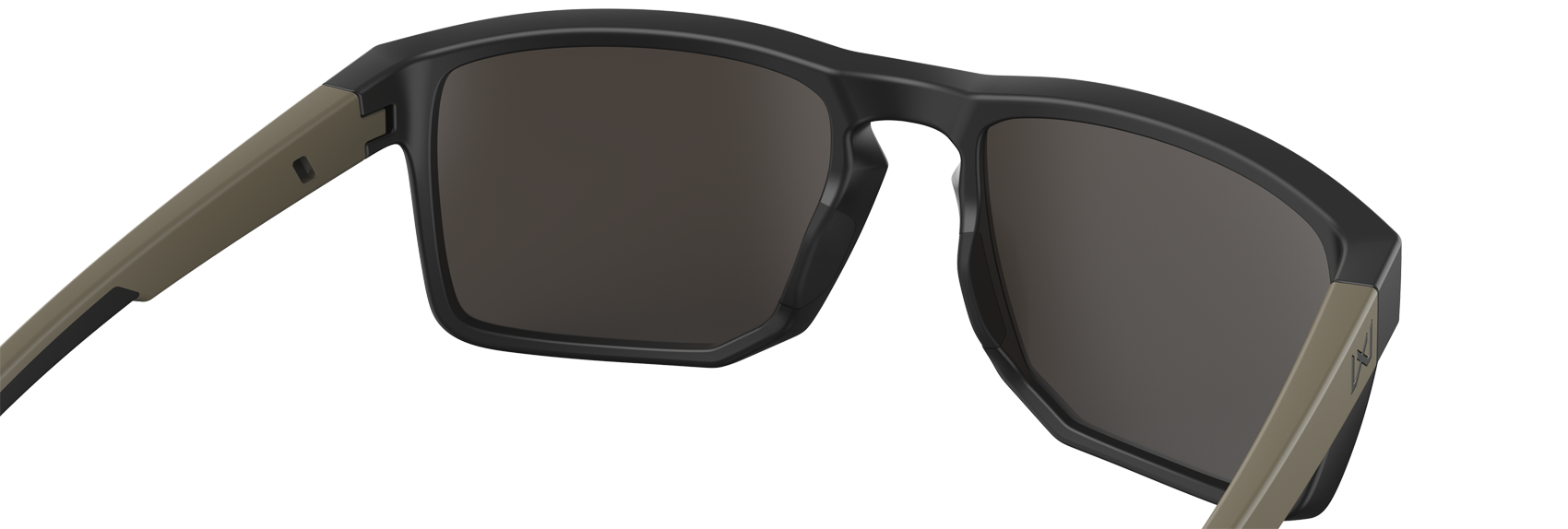 [Matte Black and Tan/CAPTIVATE™ Tungsten Mirror (Non-Polarized)]