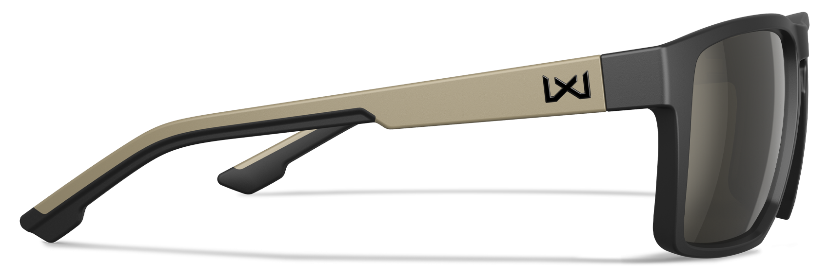 [Matte Black and Tan/CAPTIVATE™ Tungsten Mirror (Non-Polarized)]