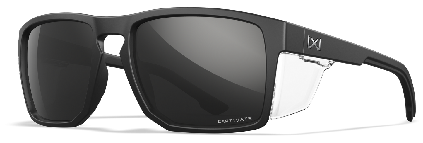 [Matte Black/CAPTIVATE™ Polarized Black Mirror]