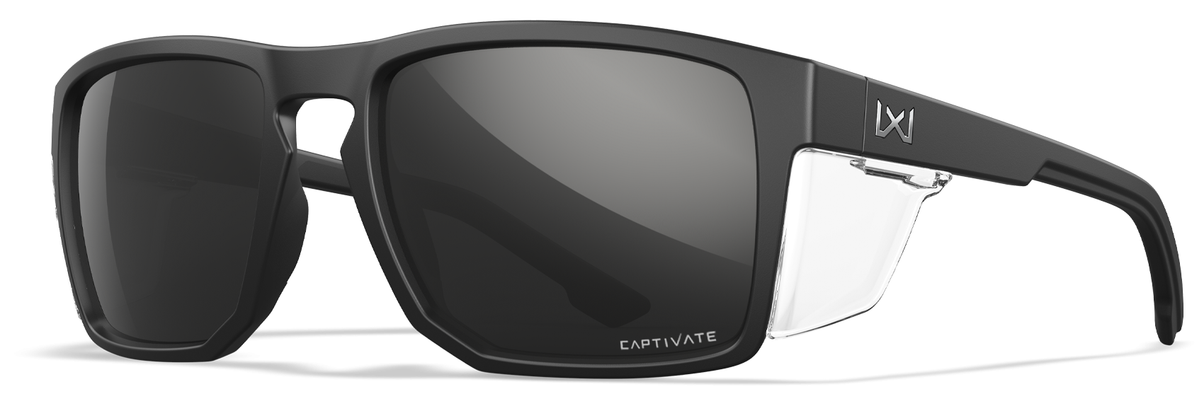 [Matte Black/CAPTIVATE™ Polarized Black Mirror]