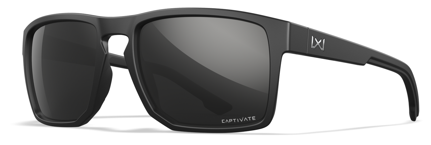 [Matte Black/CAPTIVATE™ Polarized Black Mirror]