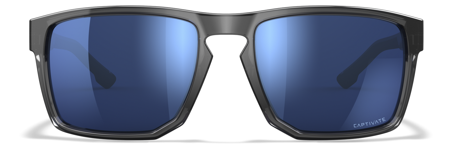 [Gloss Crystal Grey/CAPTIVATE™ Polarized Blue Mirror]