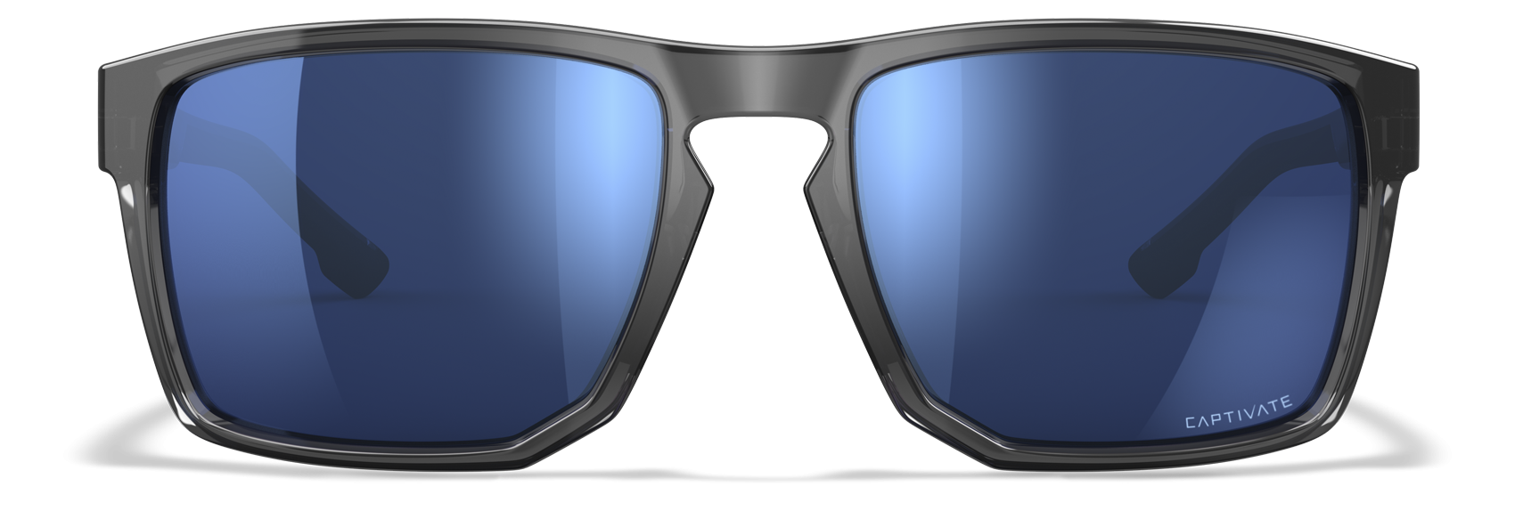 [Gloss Crystal Grey/CAPTIVATE™ Polarized Blue Mirror]