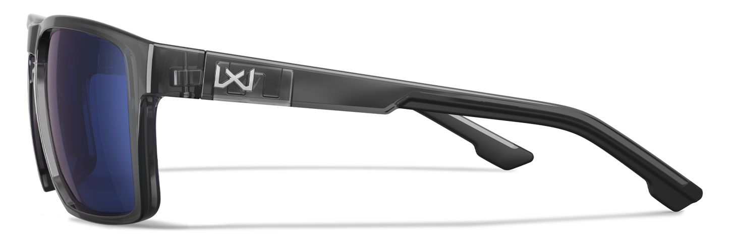[Gloss Crystal Grey/CAPTIVATE™ Polarized Blue Mirror]