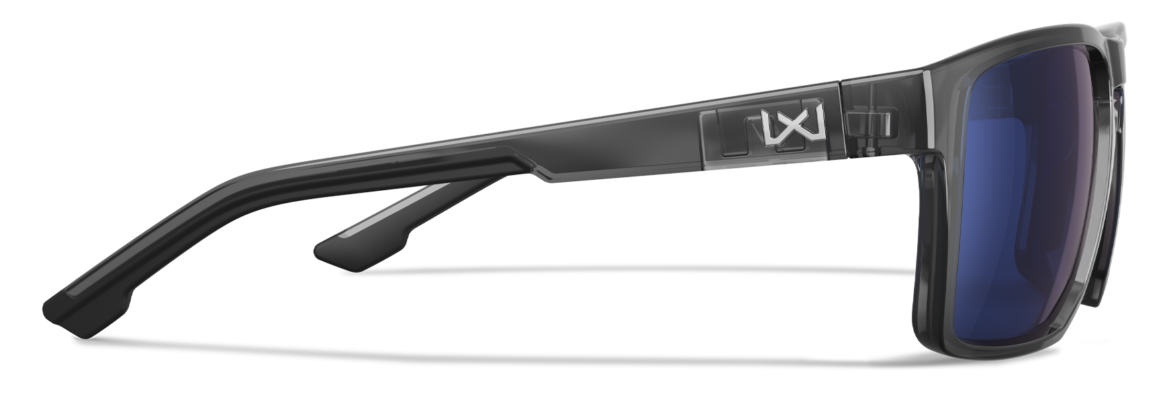 [Gloss Crystal Grey/CAPTIVATE™ Polarized Blue Mirror]