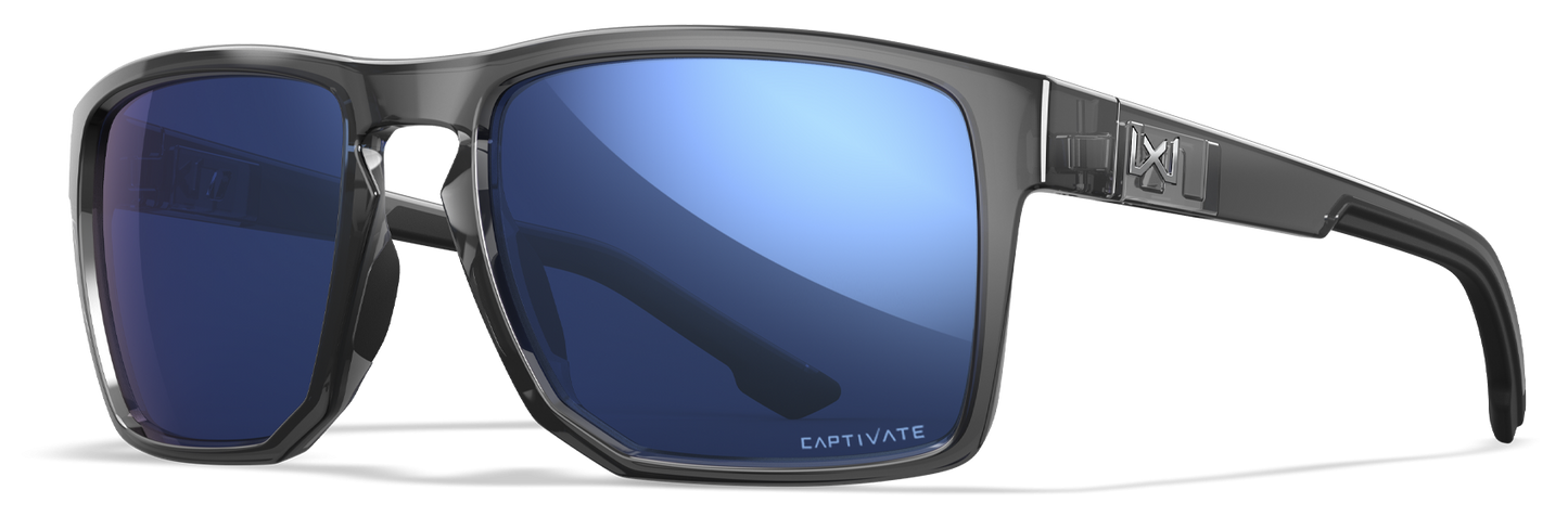 [Gloss Crystal Grey/CAPTIVATE™ Polarized Blue Mirror]