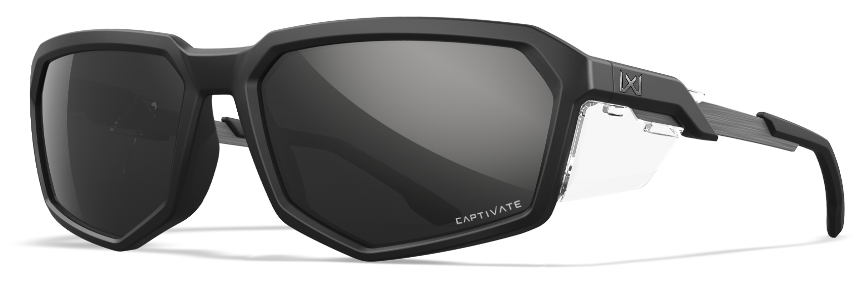 [Matte Black/CAPTIVATE™ Polarized Black Mirror]
