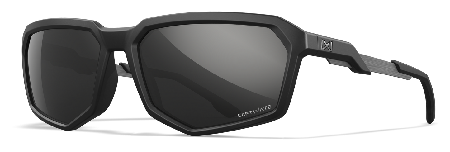 [Matte Black/CAPTIVATE™ Polarized Black Mirror]