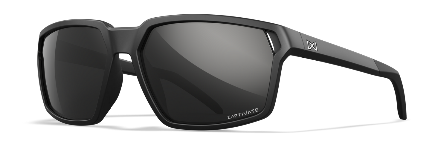 [Matte Black/CAPTIVATE™ Polarized Black Mirror]