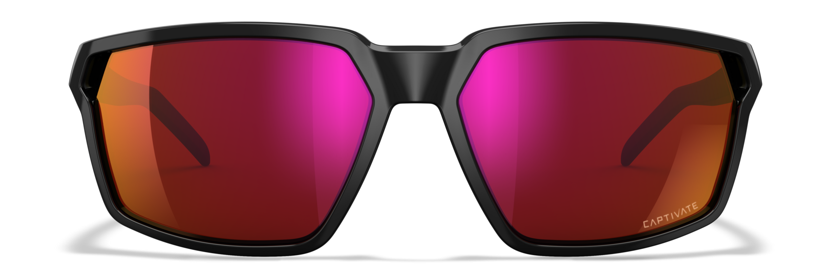 [Gloss Black/CAPTIVATE™ Red Mirror (Non-Polarized)]