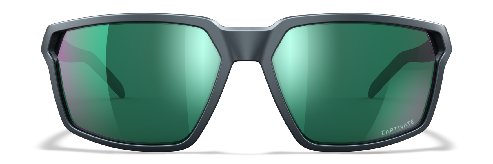 [Matte Graphite/CAPTIVATE™ Polarized Green Mirror]