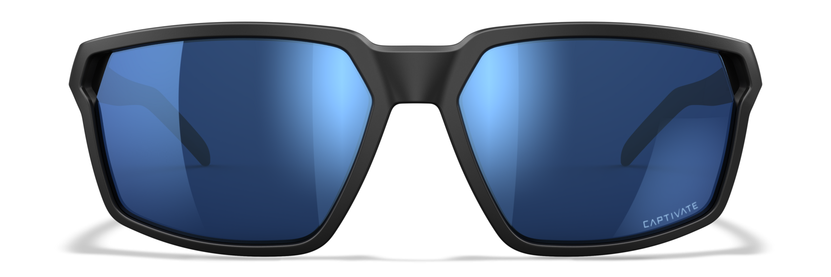 [Matte Black/CAPTIVATE™ Polarized Blue Mirror]