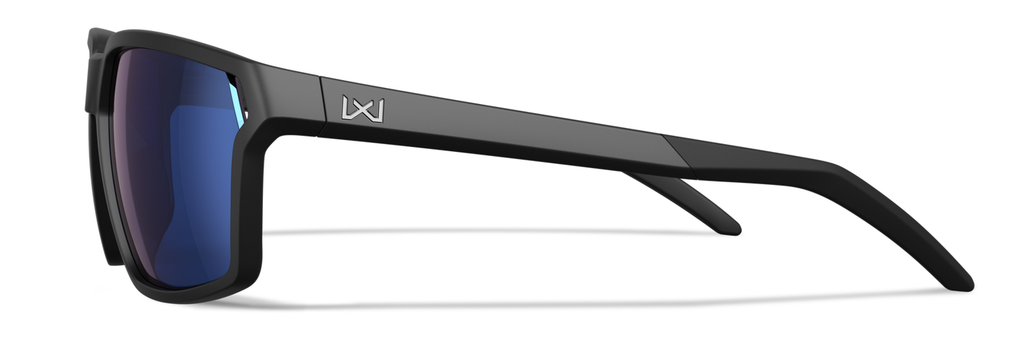 [Matte Black/CAPTIVATE™ Polarized Blue Mirror]