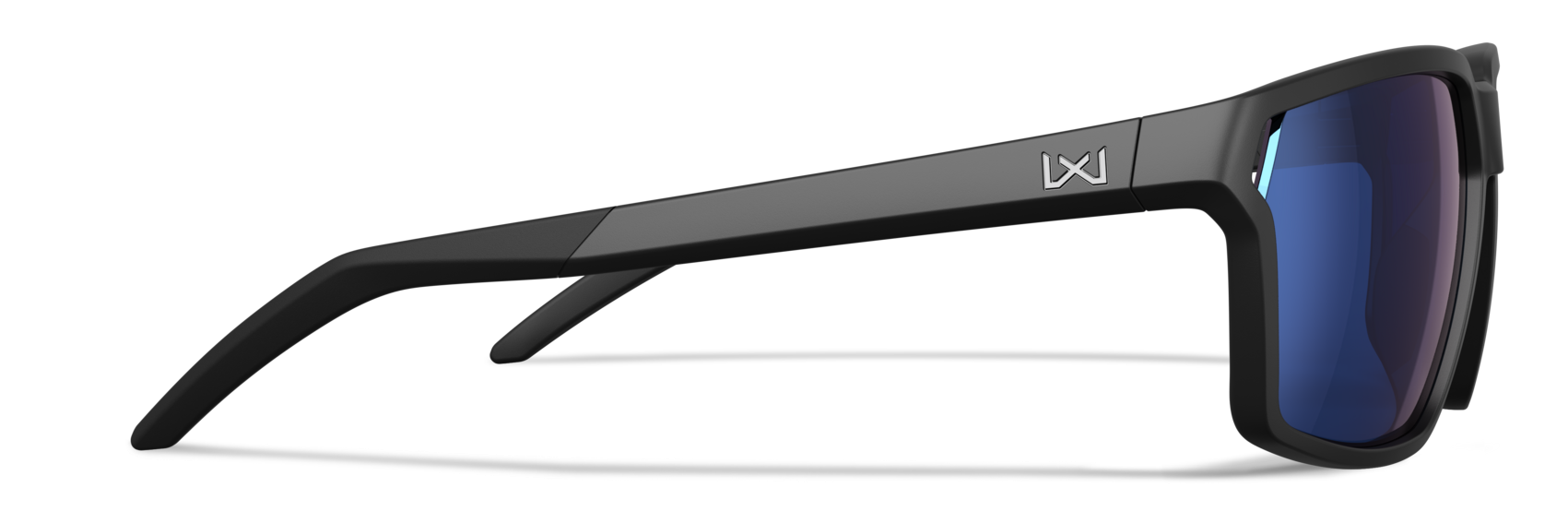 [Matte Black/CAPTIVATE™ Polarized Blue Mirror]