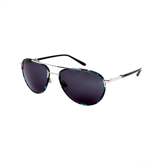 [Deep Blue Sea / 12K Silver (Brown Gradient Lens)]