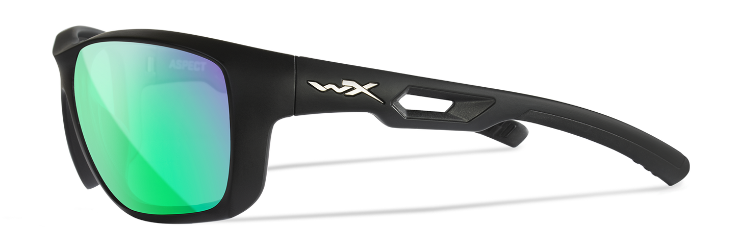 [Matte Black/CAPTIVATE™ Polarized Green Mirror]