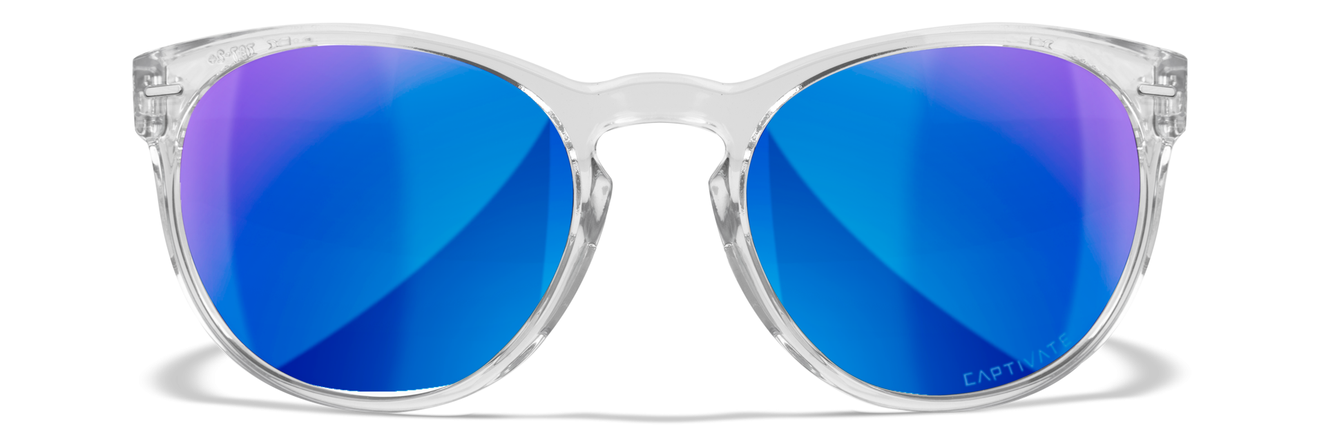[Gloss Crystal Light Sapphire Blue/CAPTIVATE™ Polarized Blue Mirror]