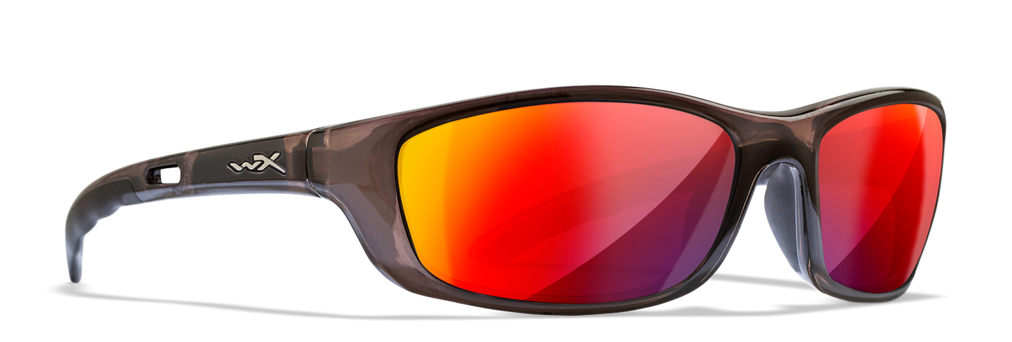 [Black Crystal/CAPTIVATE™ Polarized Red Mirror]