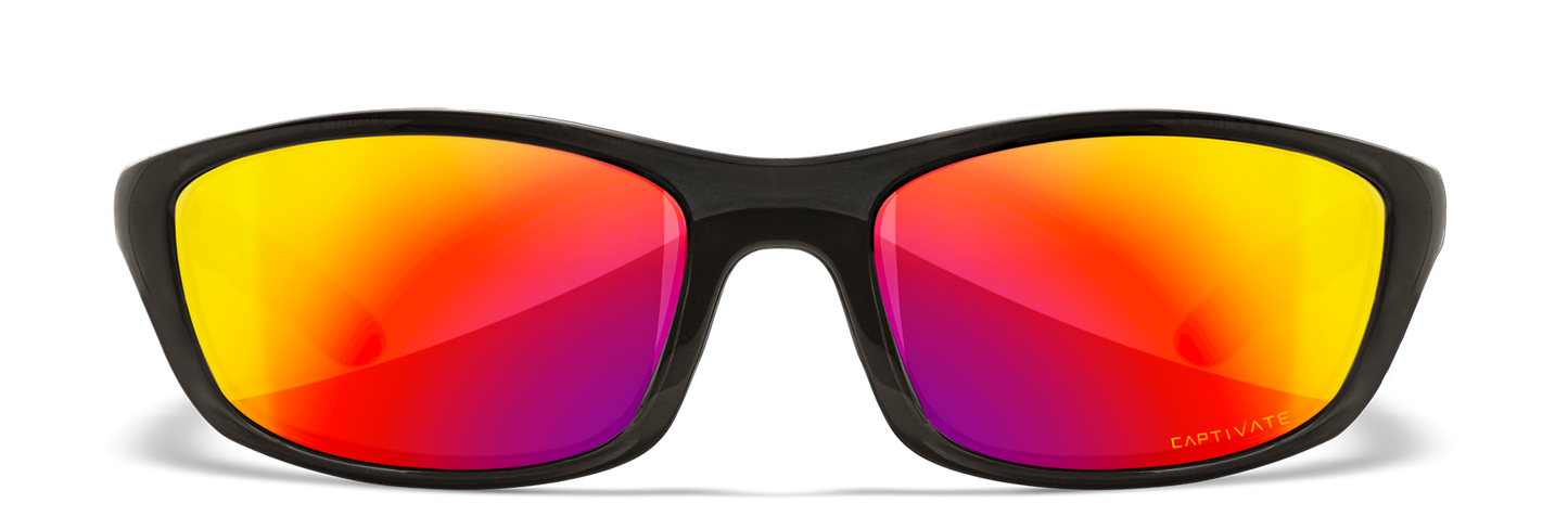 [Black Crystal/CAPTIVATE™ Polarized Red Mirror]