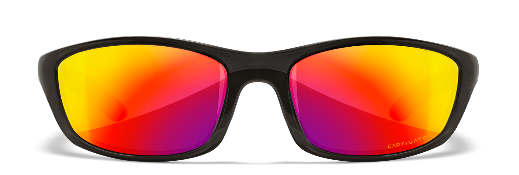 [Black Crystal/CAPTIVATE™ Polarized Red Mirror]