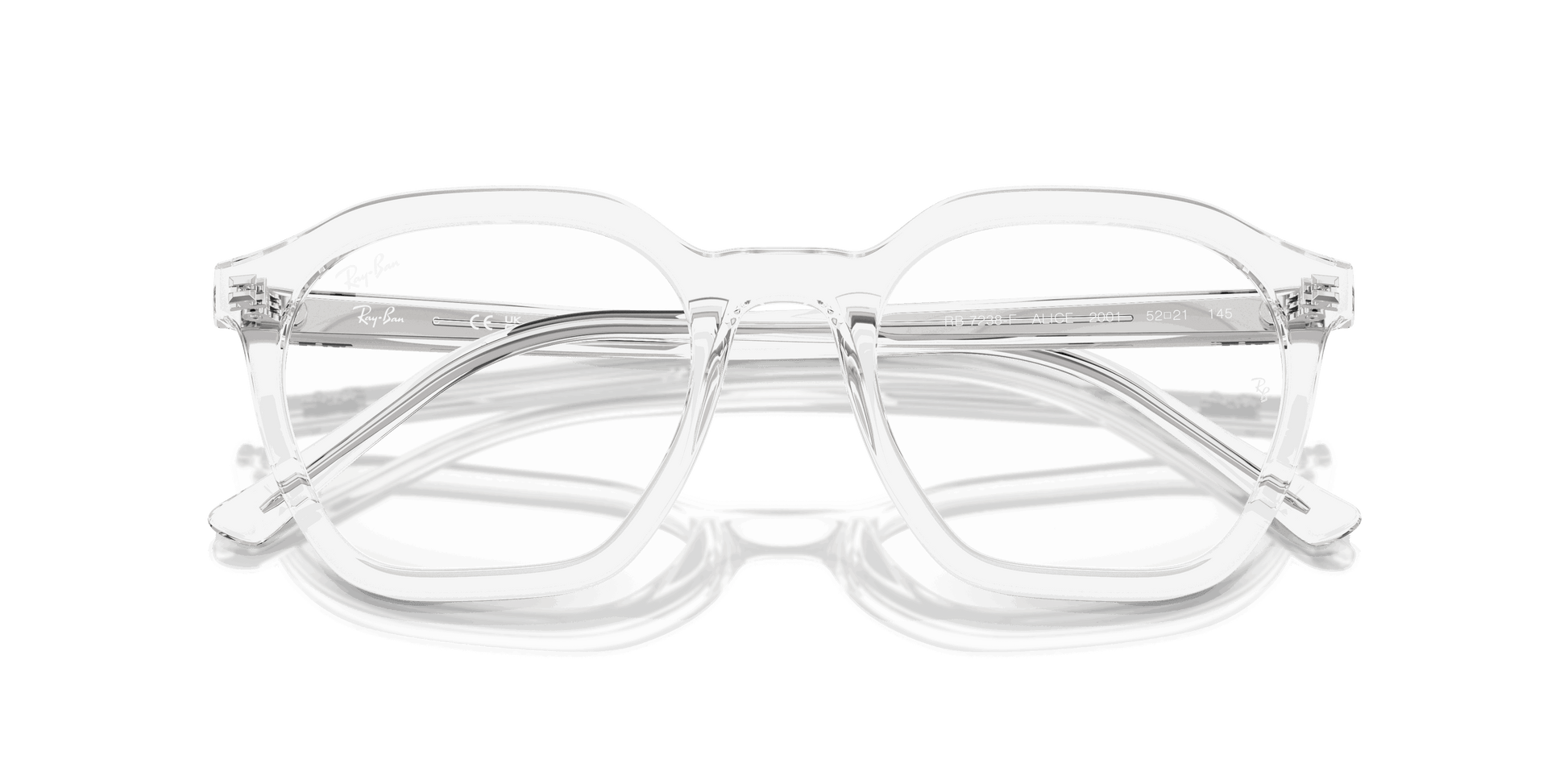 [Clear Lenses, Polished Transparent Frame]