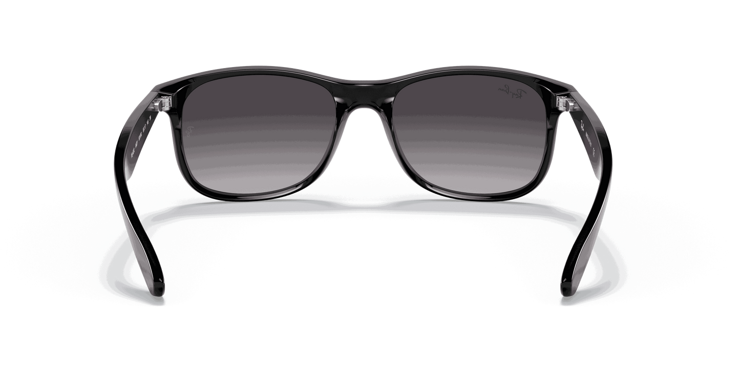 [Light Grey Gradient Dark Grey Lenses, Polished Black Frame]