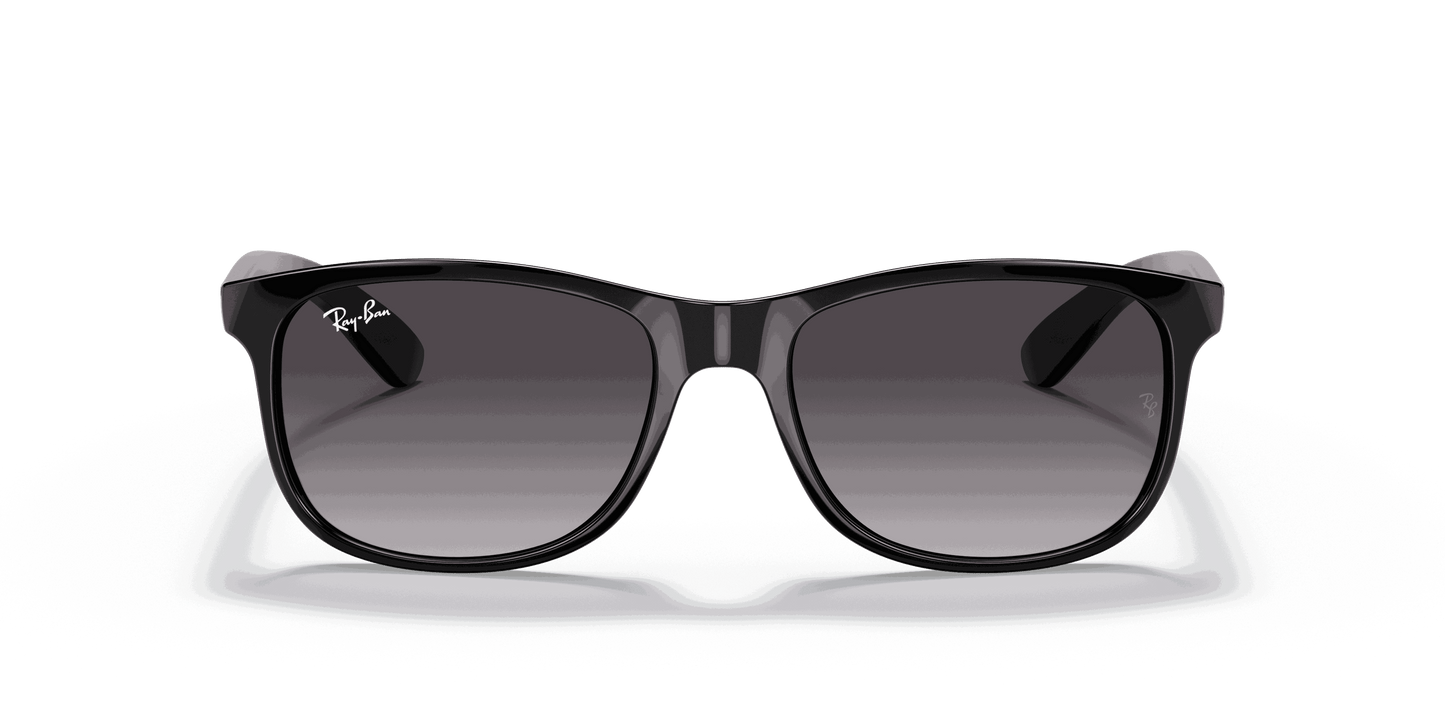 [Light Grey Gradient Dark Grey Lenses, Polished Black Frame]