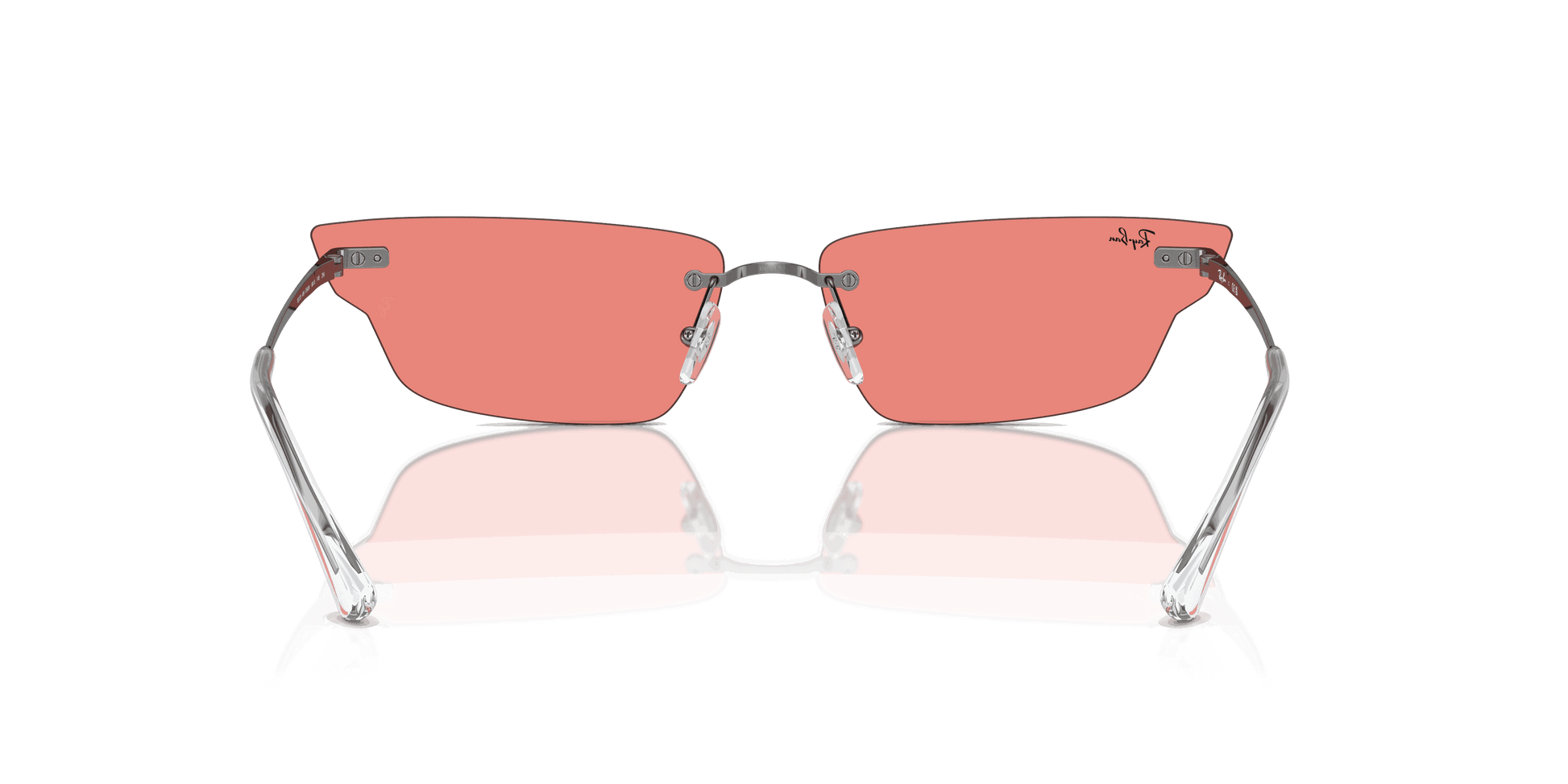 [Pink Lenses, Polished Gunmetal Frame]