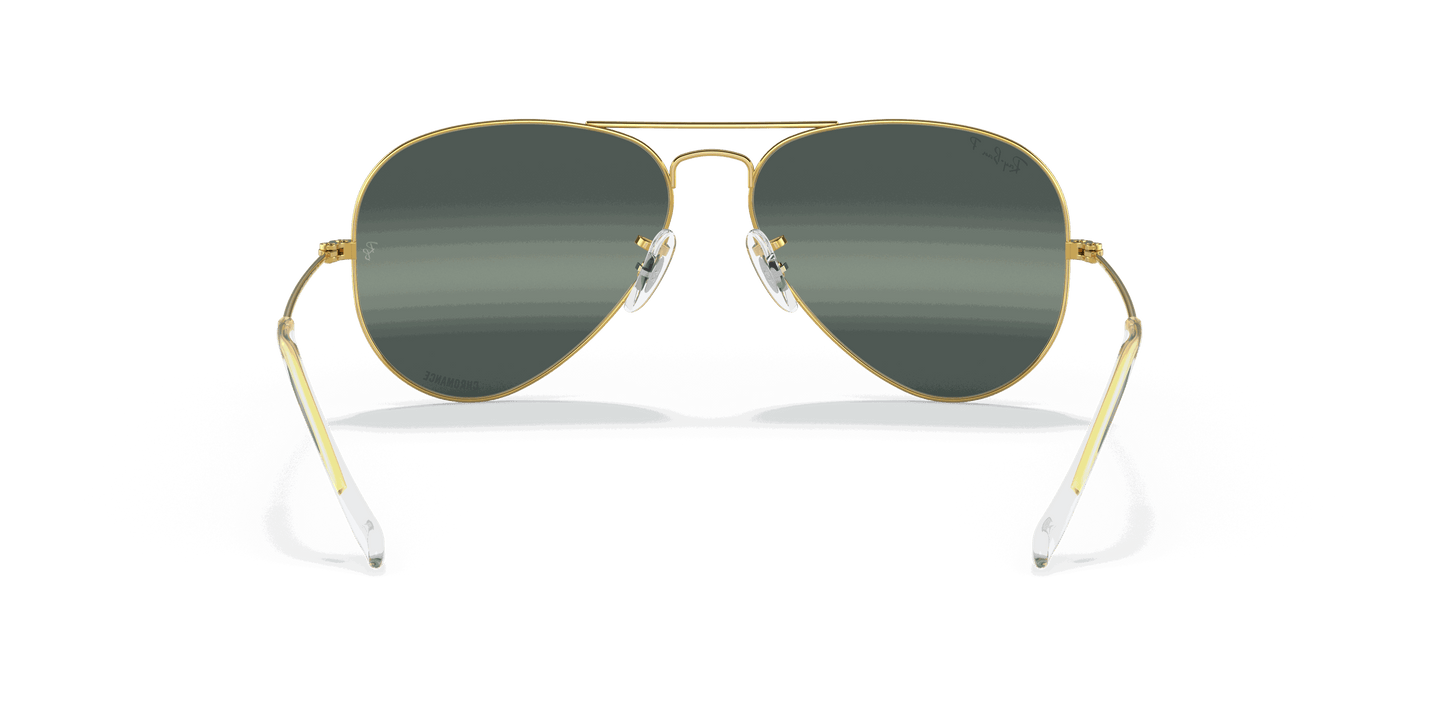 [Silver/Blue Lenses, Polished Gold Frame]
