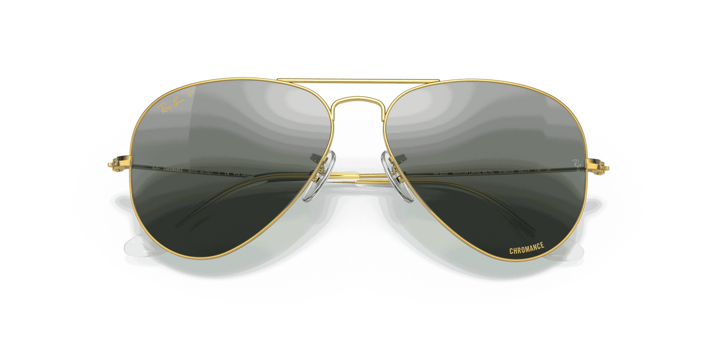 [Silver/Blue Lenses, Polished Gold Frame]