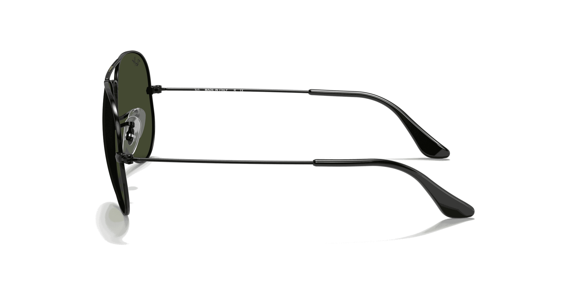 [G-15 Green Lenses, Polished Black Frame]