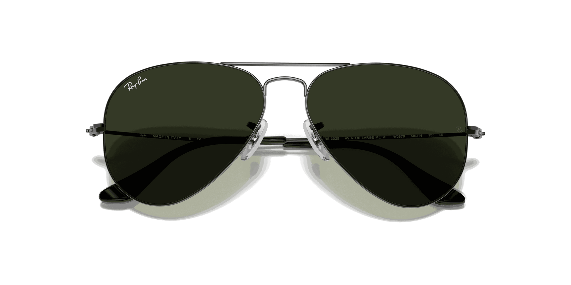 [G-15 Green Lenses, Polished Gunmetal Frame]