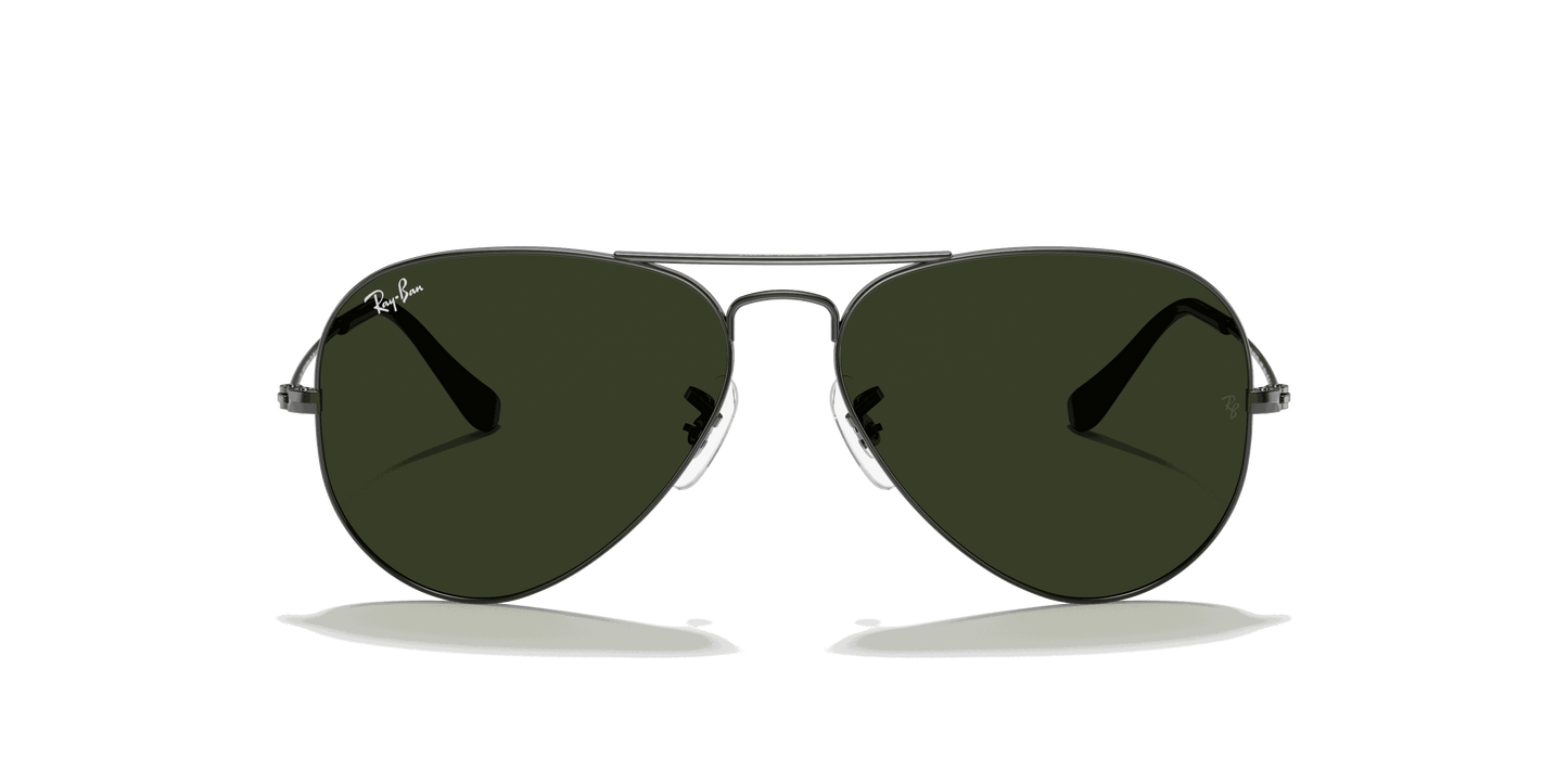 [G-15 Green Lenses, Polished Gunmetal Frame]