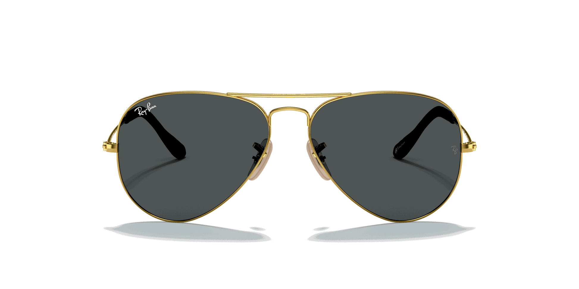 [Blue/Grey Classic Lenses, Polished Arista Gold Frame]