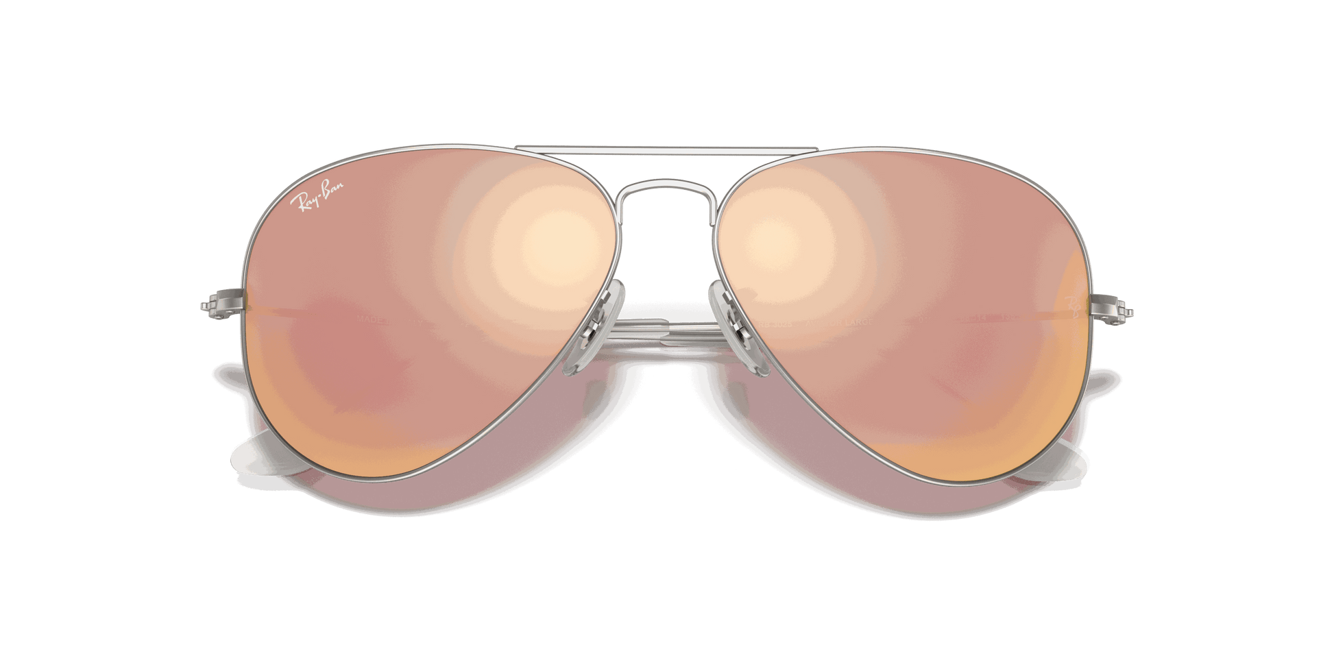 [Copper Flash Lenses, Matte Silver Frame]