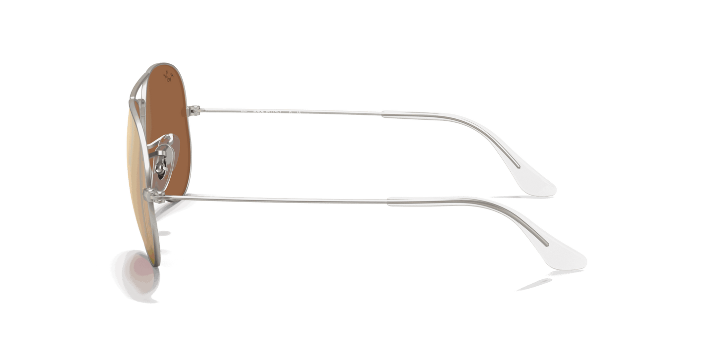 [Copper Flash Lenses, Matte Silver Frame]