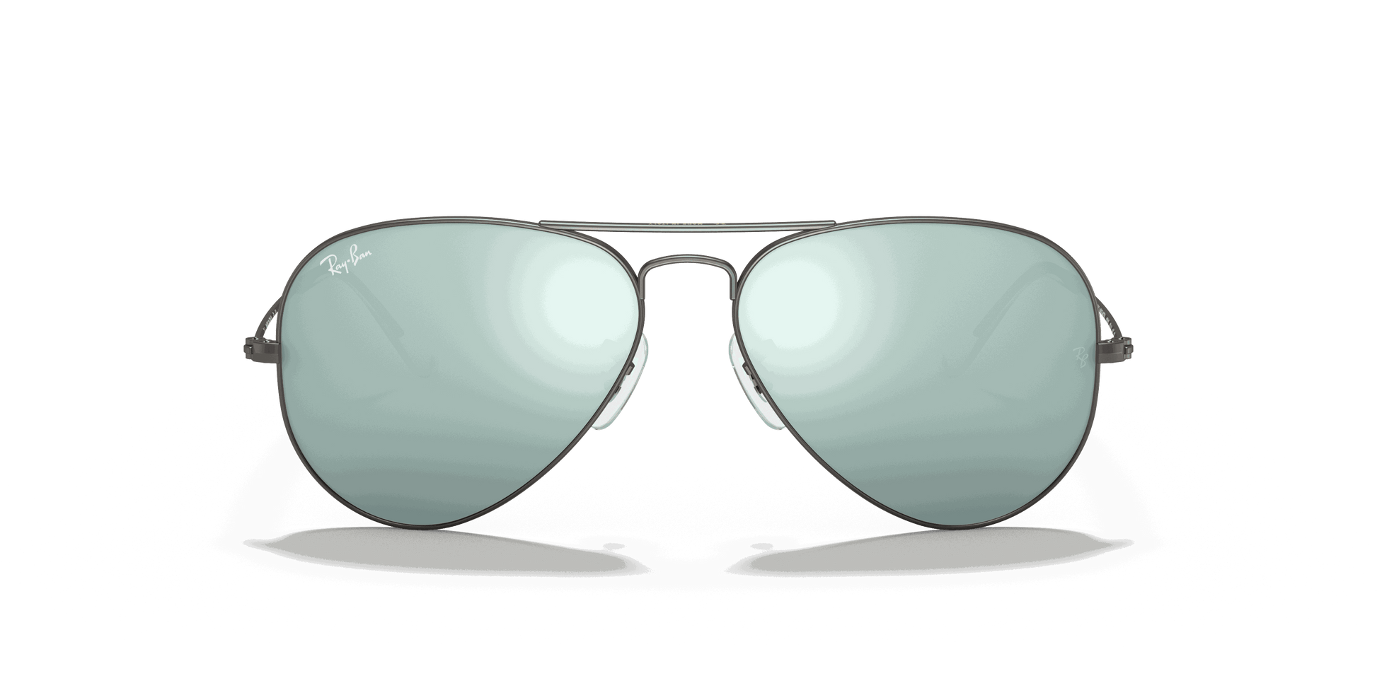 [Silver Flash Lenses, Matte Gunmetal Frame]