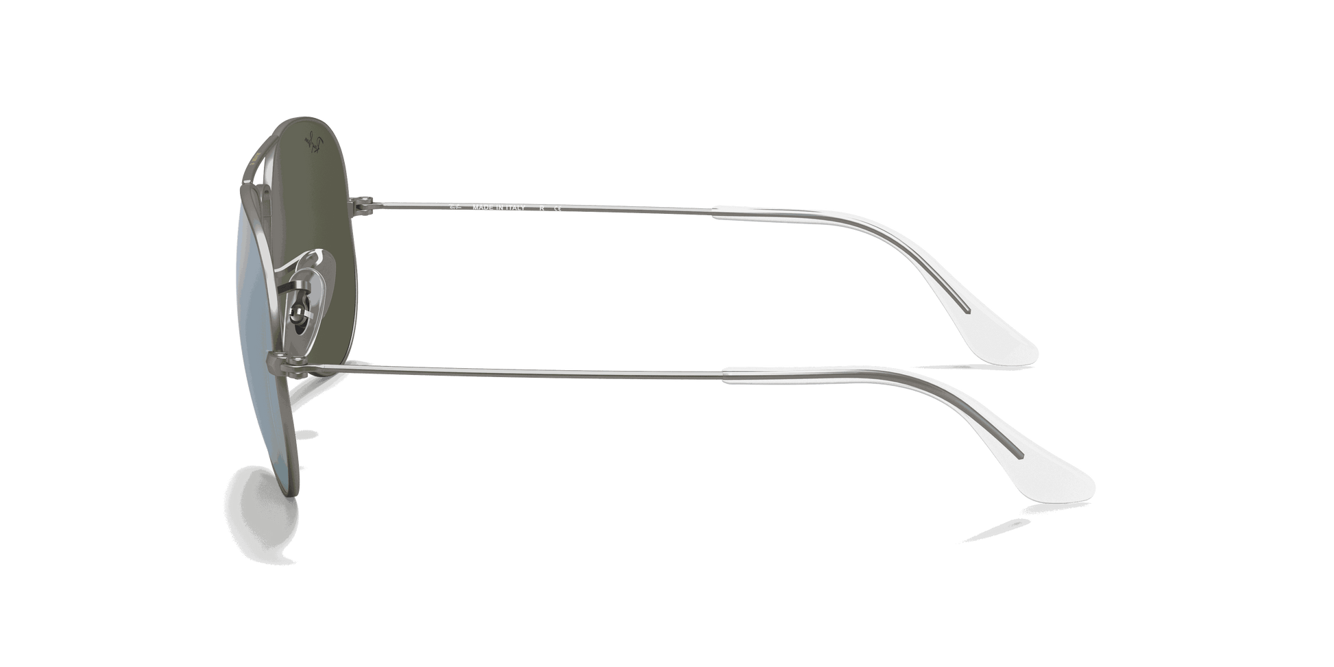 [Silver Flash Lenses, Matte Gunmetal Frame]