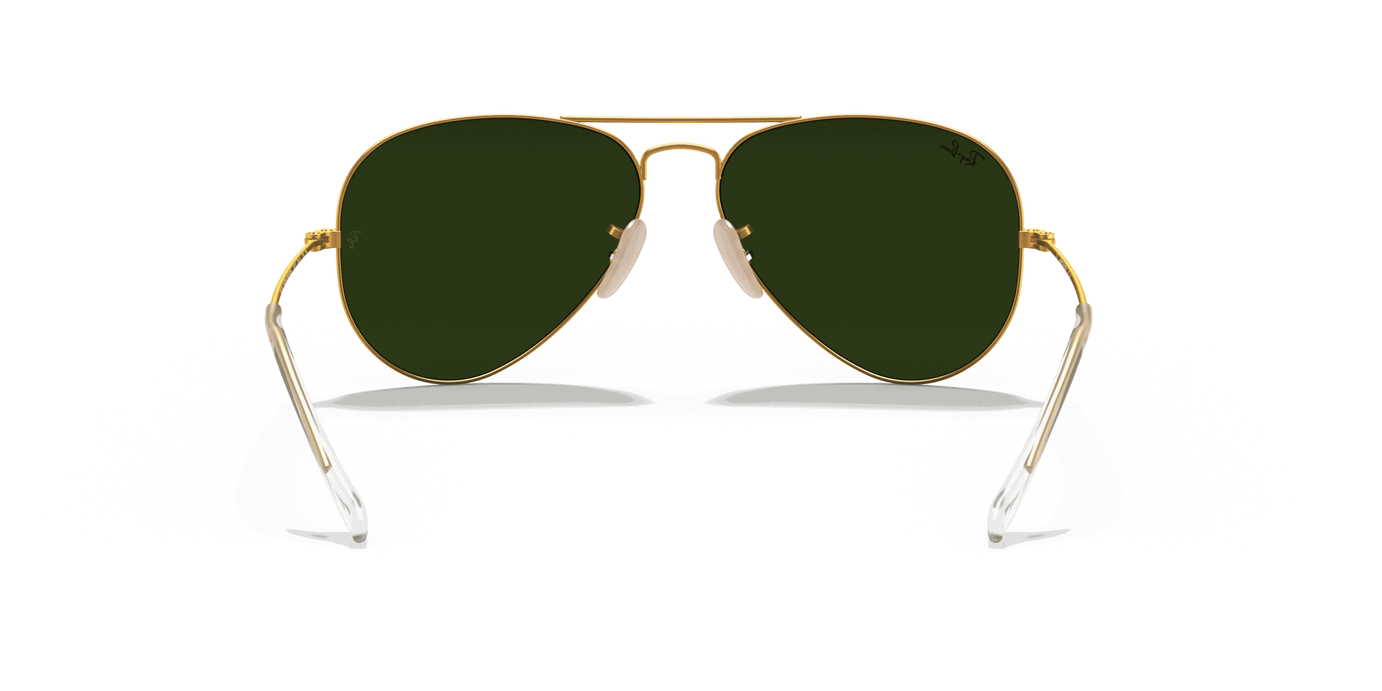 [Blue Flash Lenses, Matte Gold Frame]