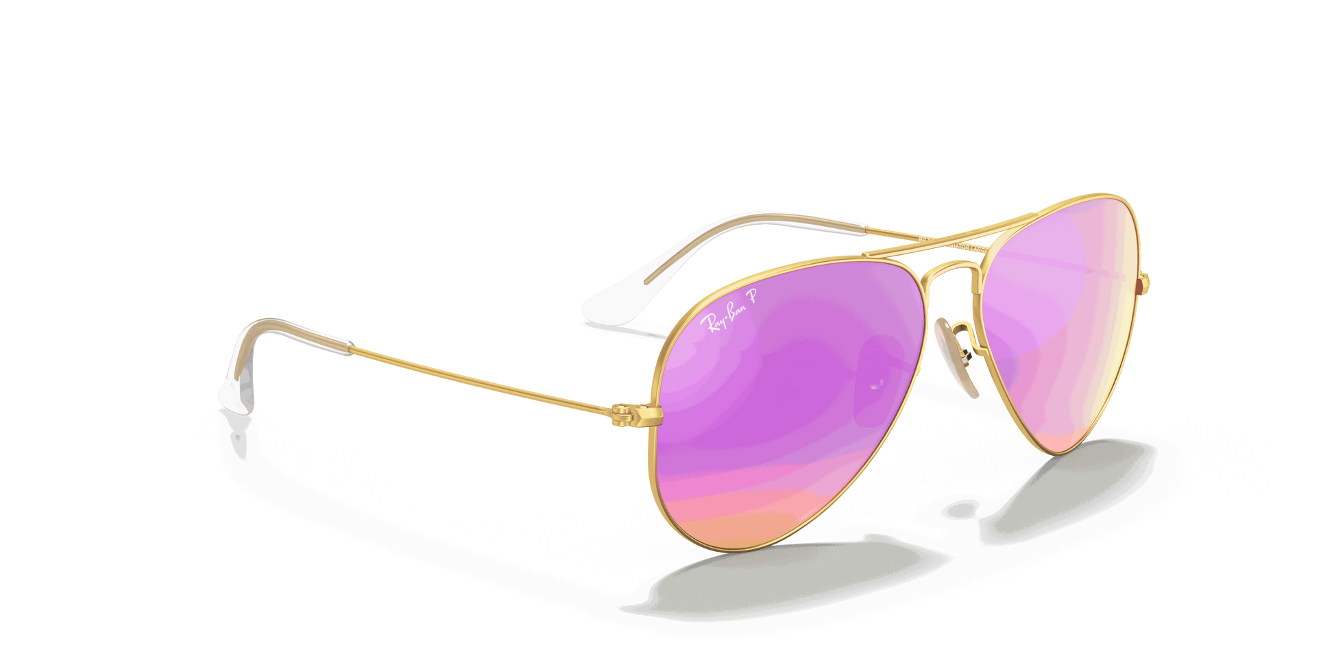 [Cyclamen Flash Lenses, Matte Gold Frame]