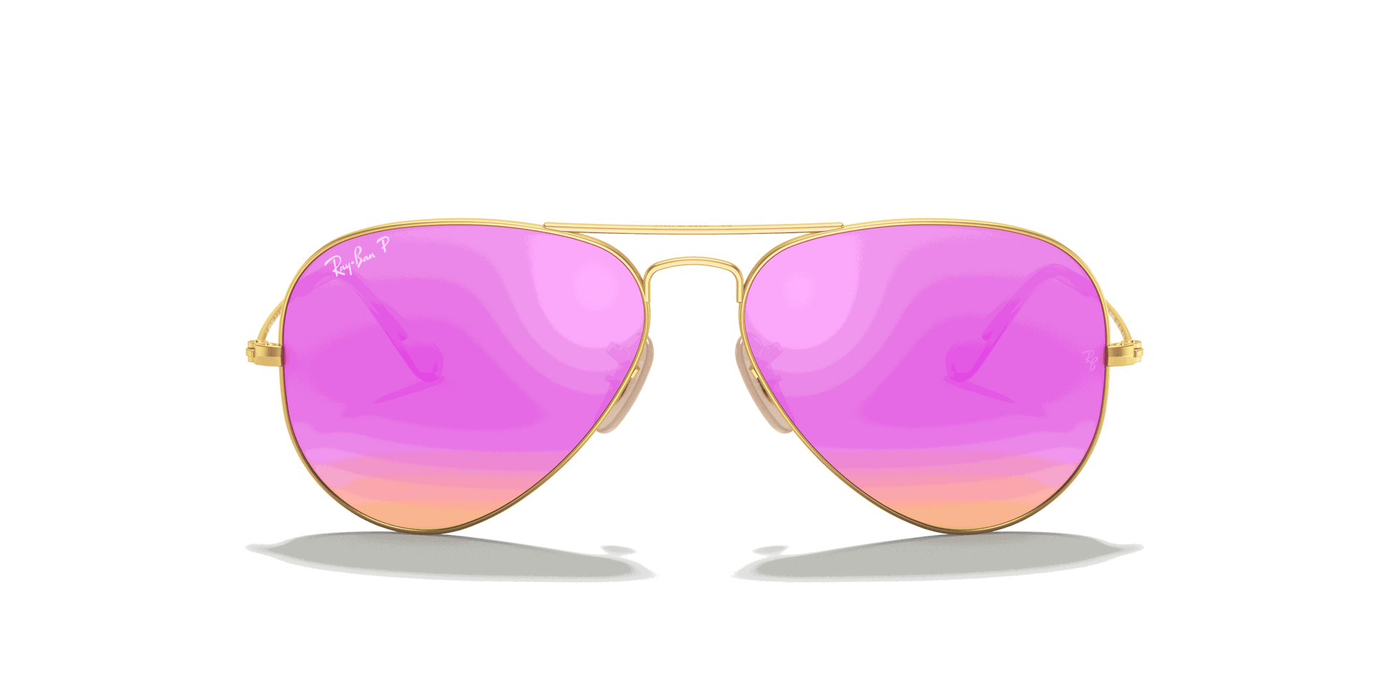 [Cyclamen Flash Lenses, Matte Gold Frame]