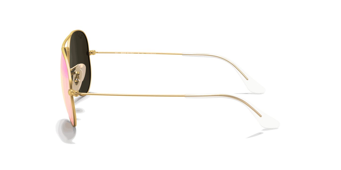 [Cyclamen Flash Lenses, Matte Gold Frame]