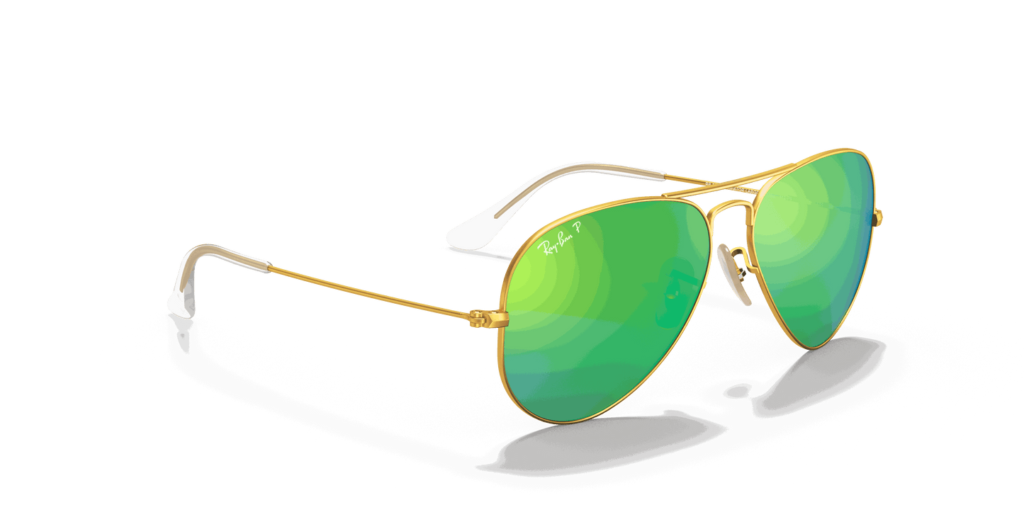 [Green Flash Lenses, Matte Gold Frame]
