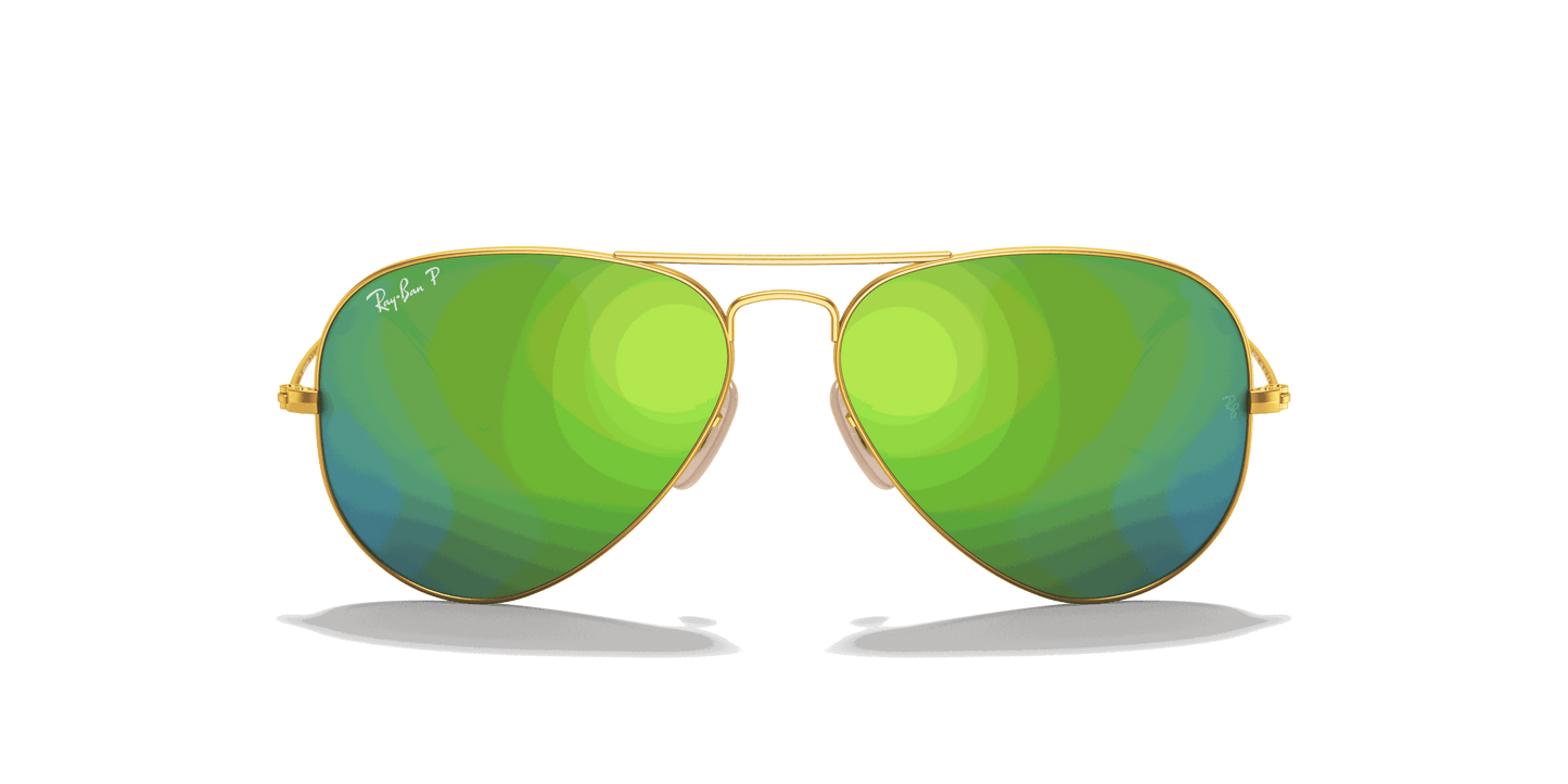 [Green Flash Lenses, Matte Gold Frame]