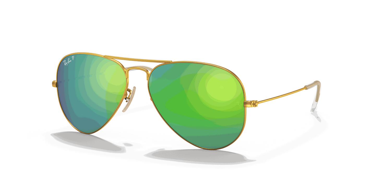 [Green Flash Lenses, Matte Gold Frame]
