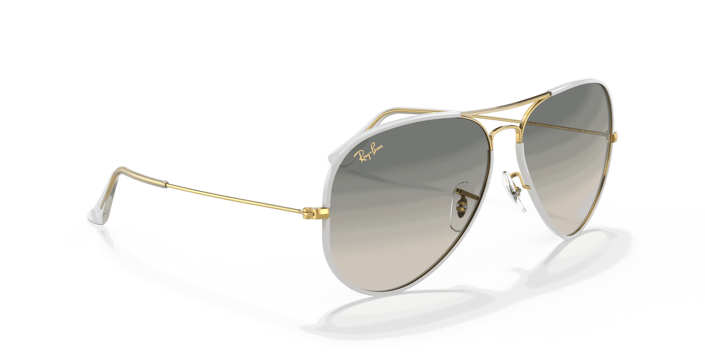 [Light Grey Gradient Lenses, Polished Grey Frame]