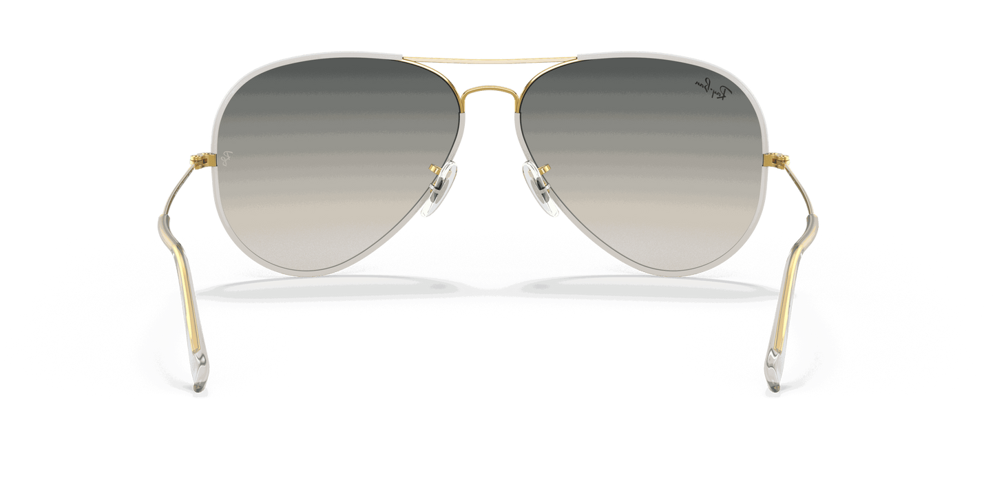 [Light Grey Gradient Lenses, Polished Grey Frame]