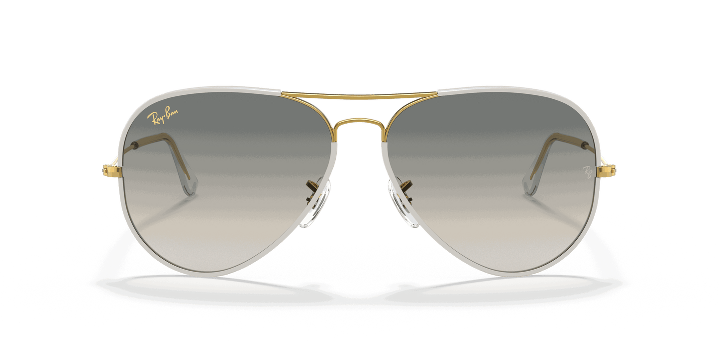 [Light Grey Gradient Lenses, Polished Grey Frame]