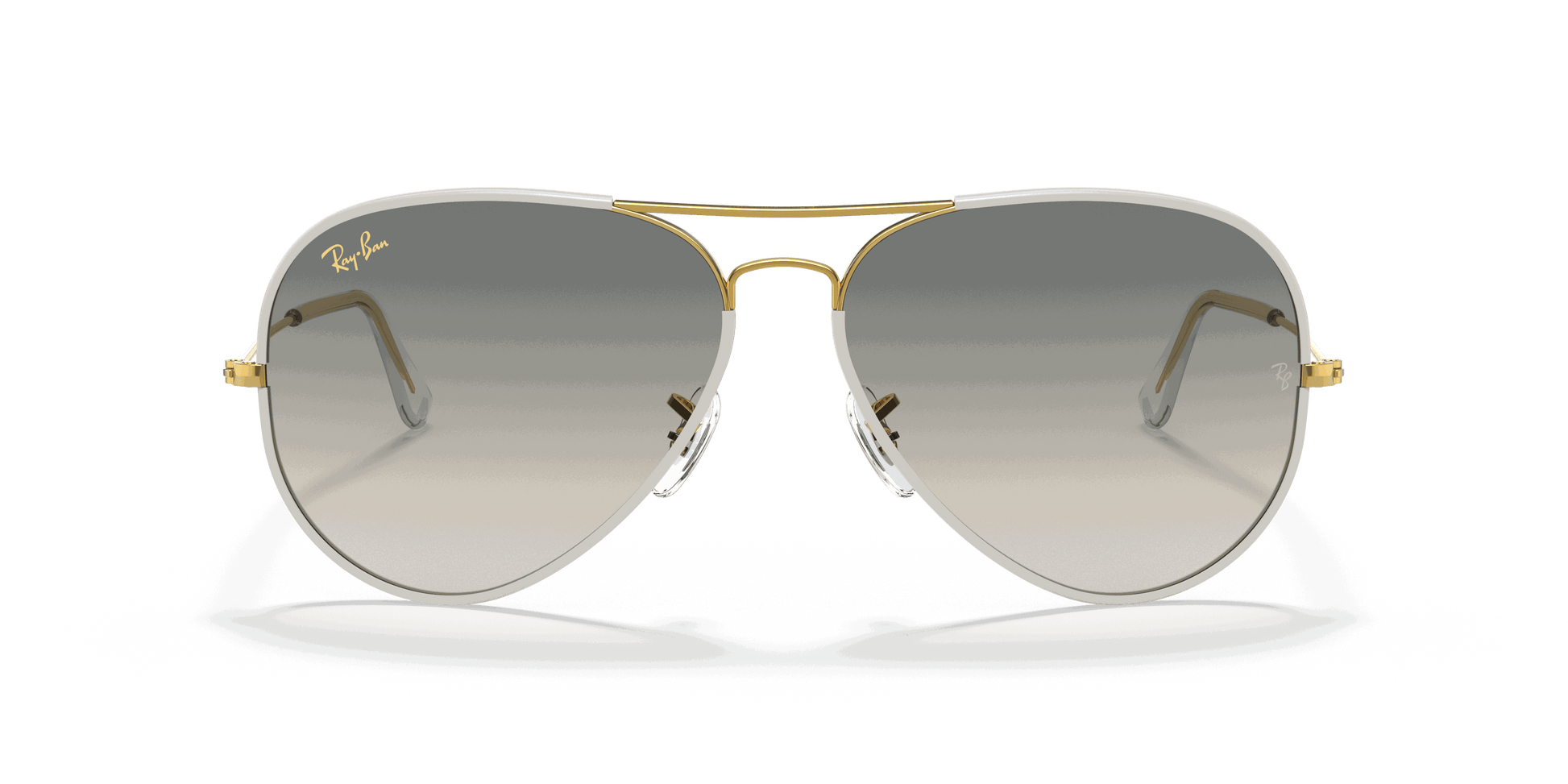 [Light Grey Gradient Lenses, Polished Grey Frame]