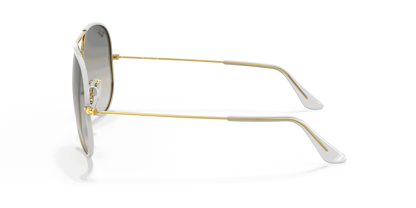 [Light Grey Gradient Lenses, Polished Grey Frame]